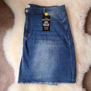 Jordache High Rise Skinny Crop Jeans & Denim Skirt 26W -NWT